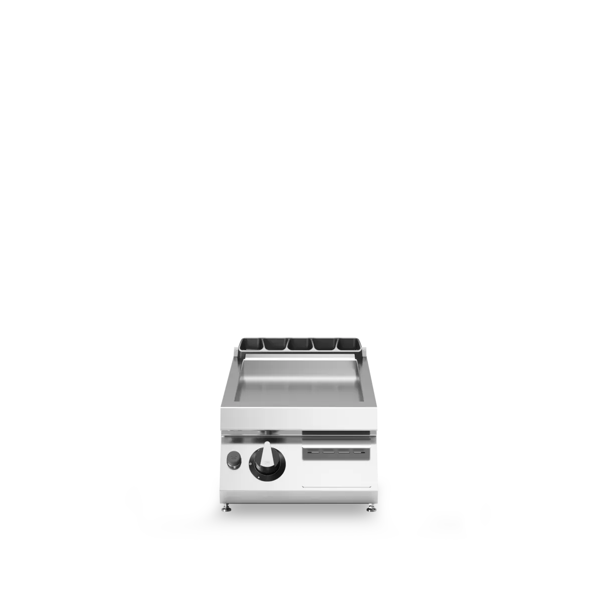 Gas Grill Smooth Plate Table Top 6kW Stainless Steel - Modular Made in Italy