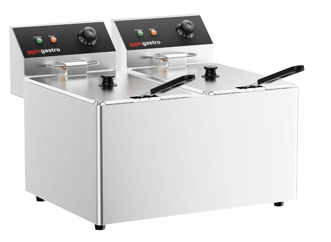 Double Electric Fryer - 8 + 8 L