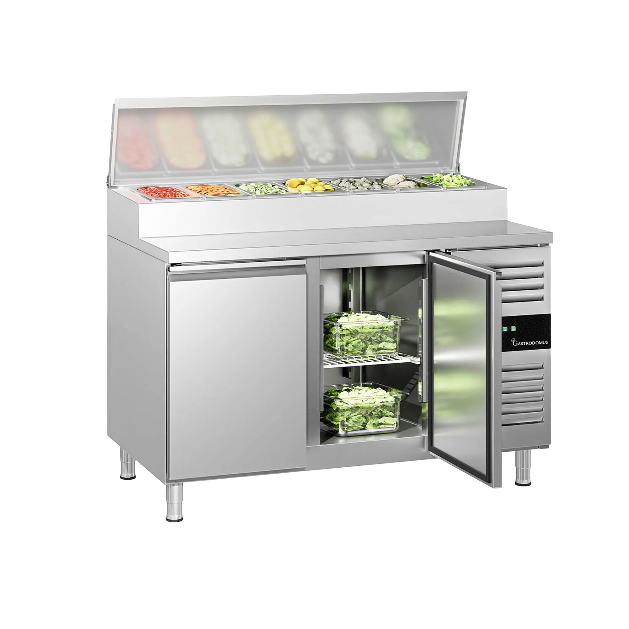 Salad Preparation Chiller - 2 doors - 800 mm