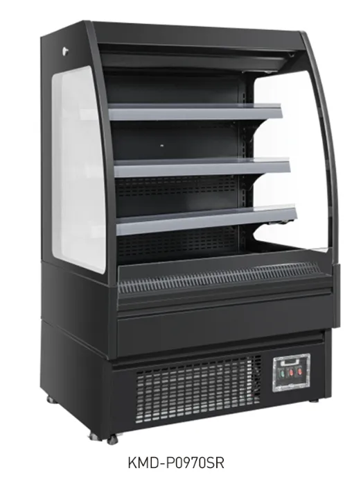 Beverage Showcase - Black Color - 120 cm