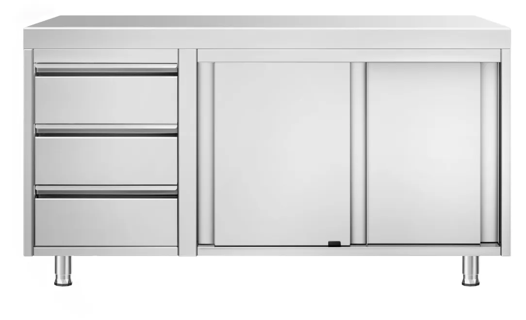 Work Base Cabinet With 3 Drawers (Left)