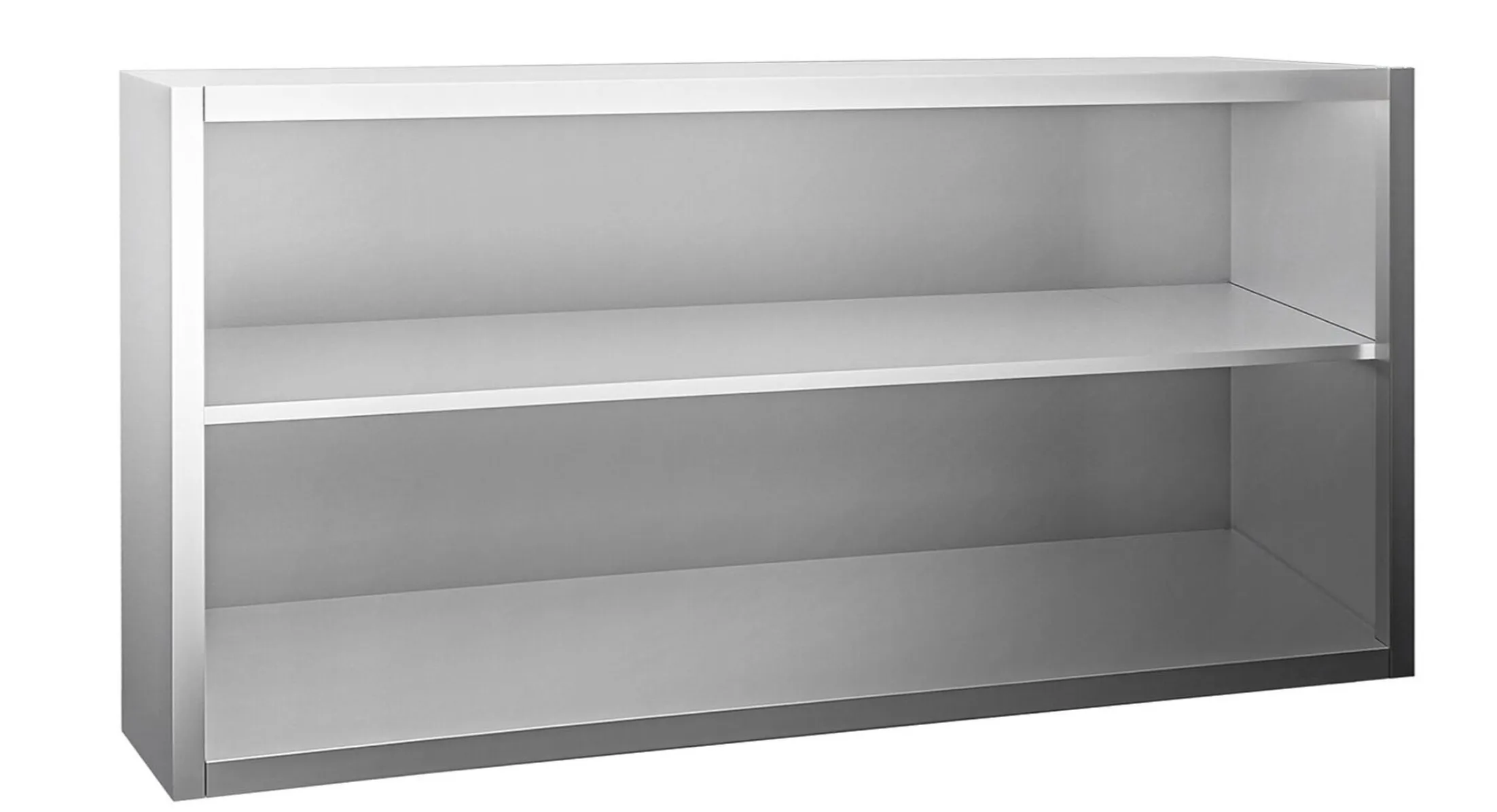 Open Wall Cabinet with Middle Shelf