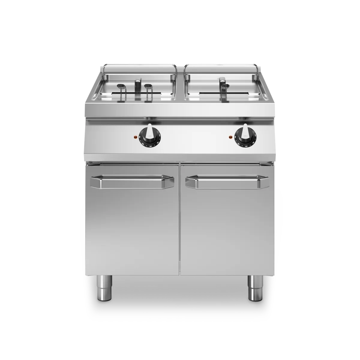 Electric Fryer on Cabinet 13+13L Stainless Steel - Modular